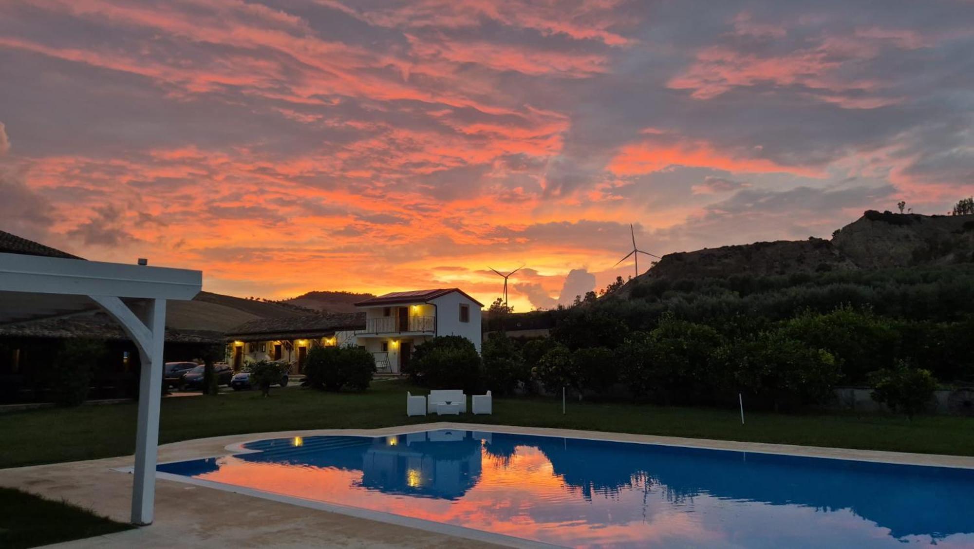 Agriturismo Trappeto Vecchio San Demetrio Corone المظهر الخارجي الصورة